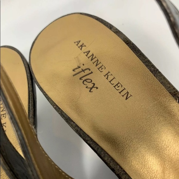 Anne Klein iflex Womens Cream Beige Slingback 10.5 - Picture 4 of 5